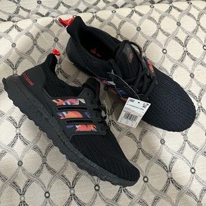 Men's Adidas Ultraboost 4.0 DNA GZ7603 "CNY 2021" Black Red Sneakers Sz 8